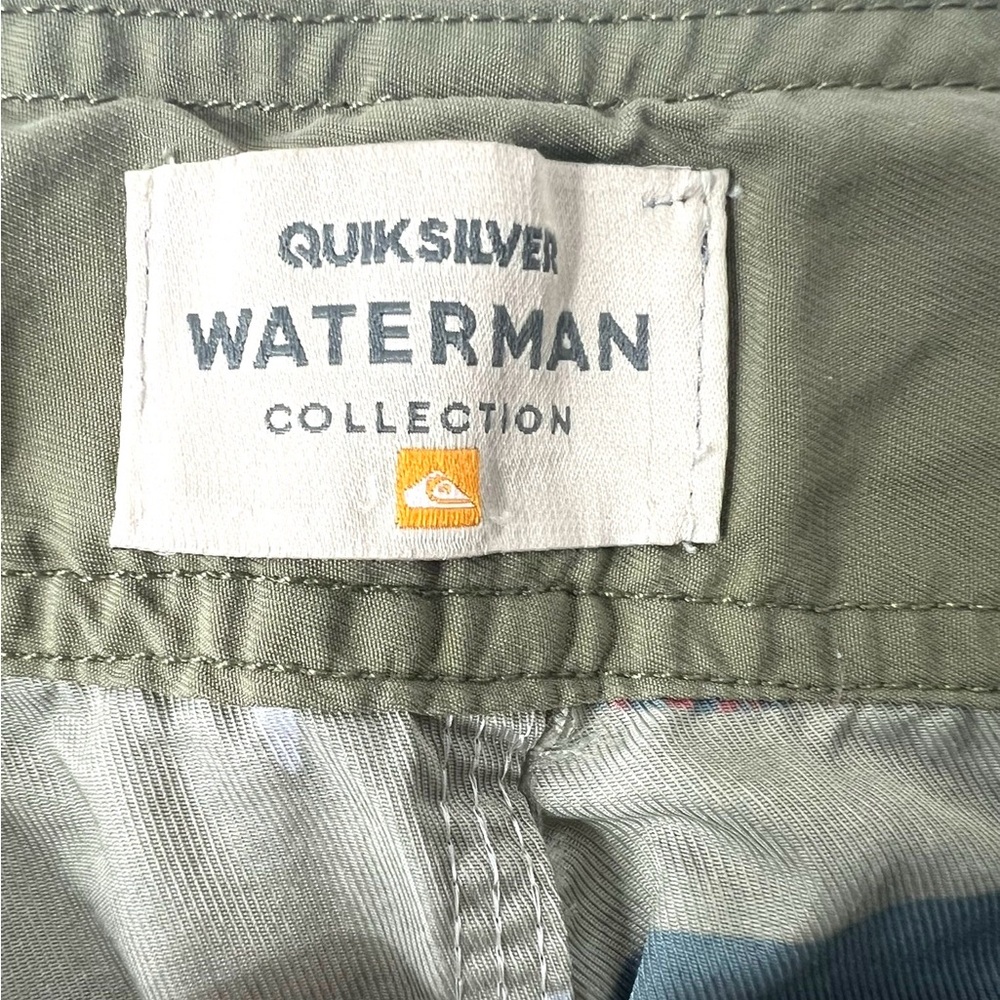QUIKSILVER Waterman Board Shorts Unlined Swimming Trunk Men's Size 32 Tropical - Picture 8 of 11